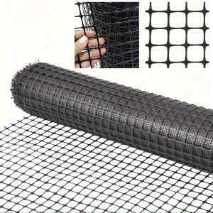 Garden Fence Barrier Fencing for Dogs, Snow Fence Plastic Mesh Fencing Rol lHeavy Duty Safety Temporary Fencing, Garden Mesh Border Fence Reusable for Yard Vegetable Poultry Rabbit Chicken