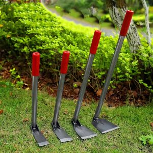 Ergonomic Manganese Steel Garden Hoe - Versatile Hand Tool for Weeding, Planting & Soil Turning, Ideal for Flower Beds & Gardening, Durable Metal Handle, No Battery Needed